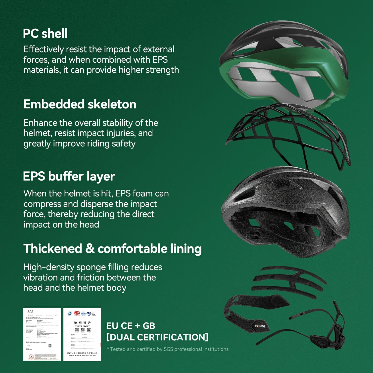 LK-11 ROCKBROS × Zhejiang Professional FC Limited Edition Bike Helmet
