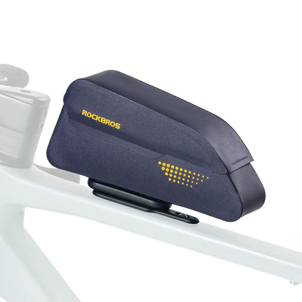 Magnetic Top Tube Bag Waterproof with Quick Access Mount For Gravel Bike