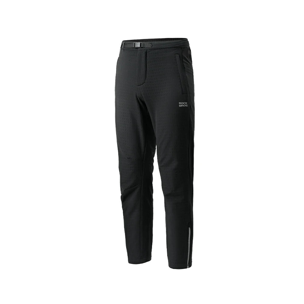 ROCKBROS men's winter cycling pants with fleece lining