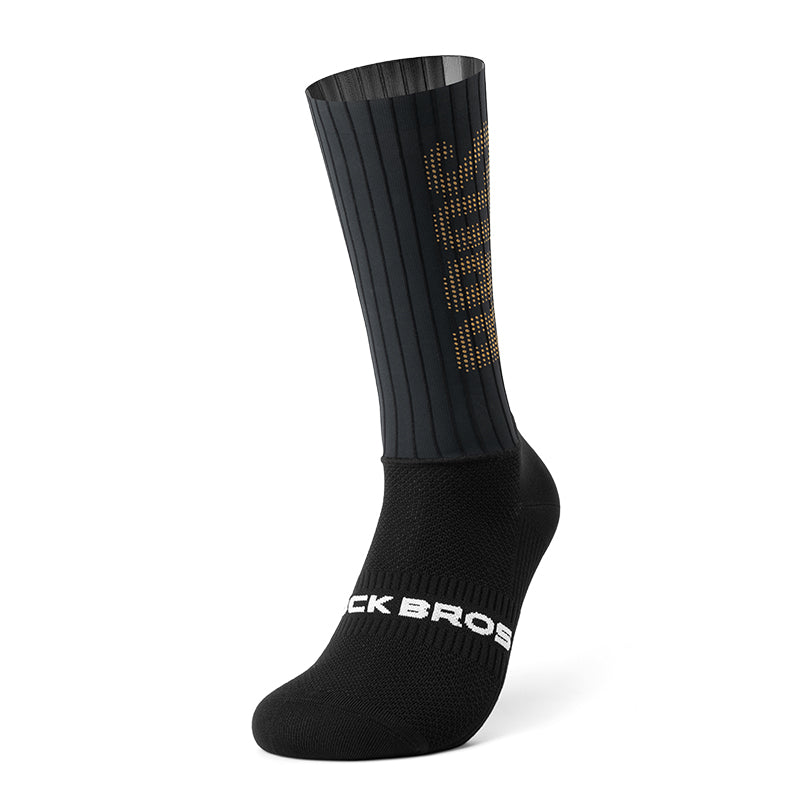 Black sock #color_Black Stripes - Gold Label