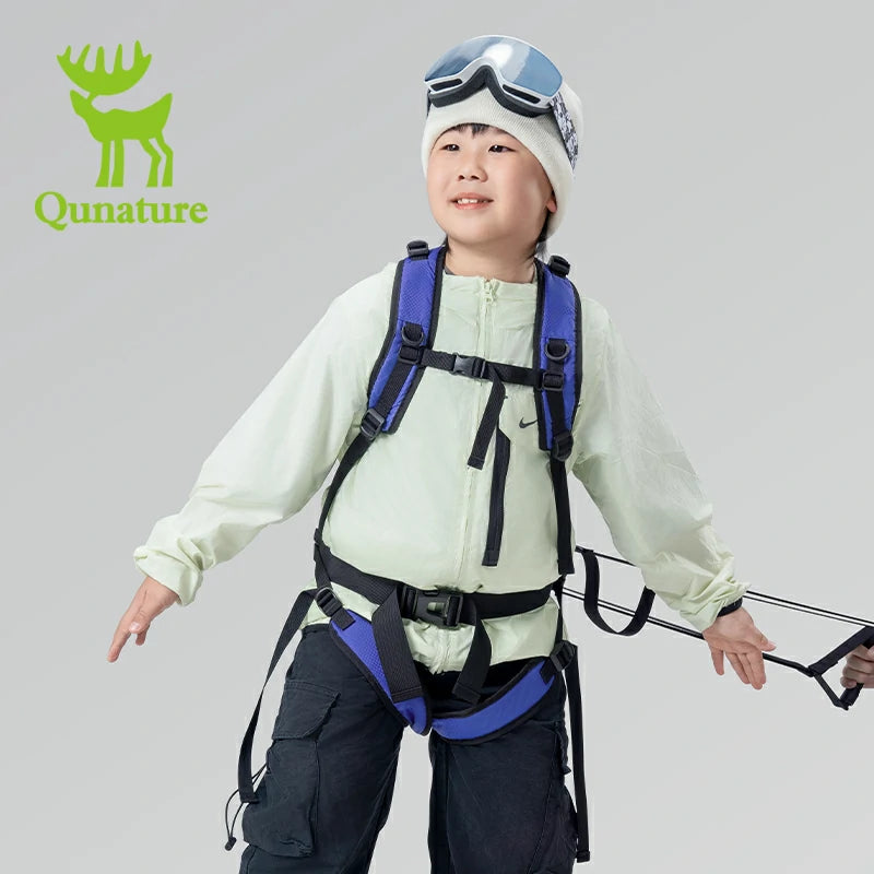 Qunature Kids’ Ski Training Backpack With Traction Rope-H53