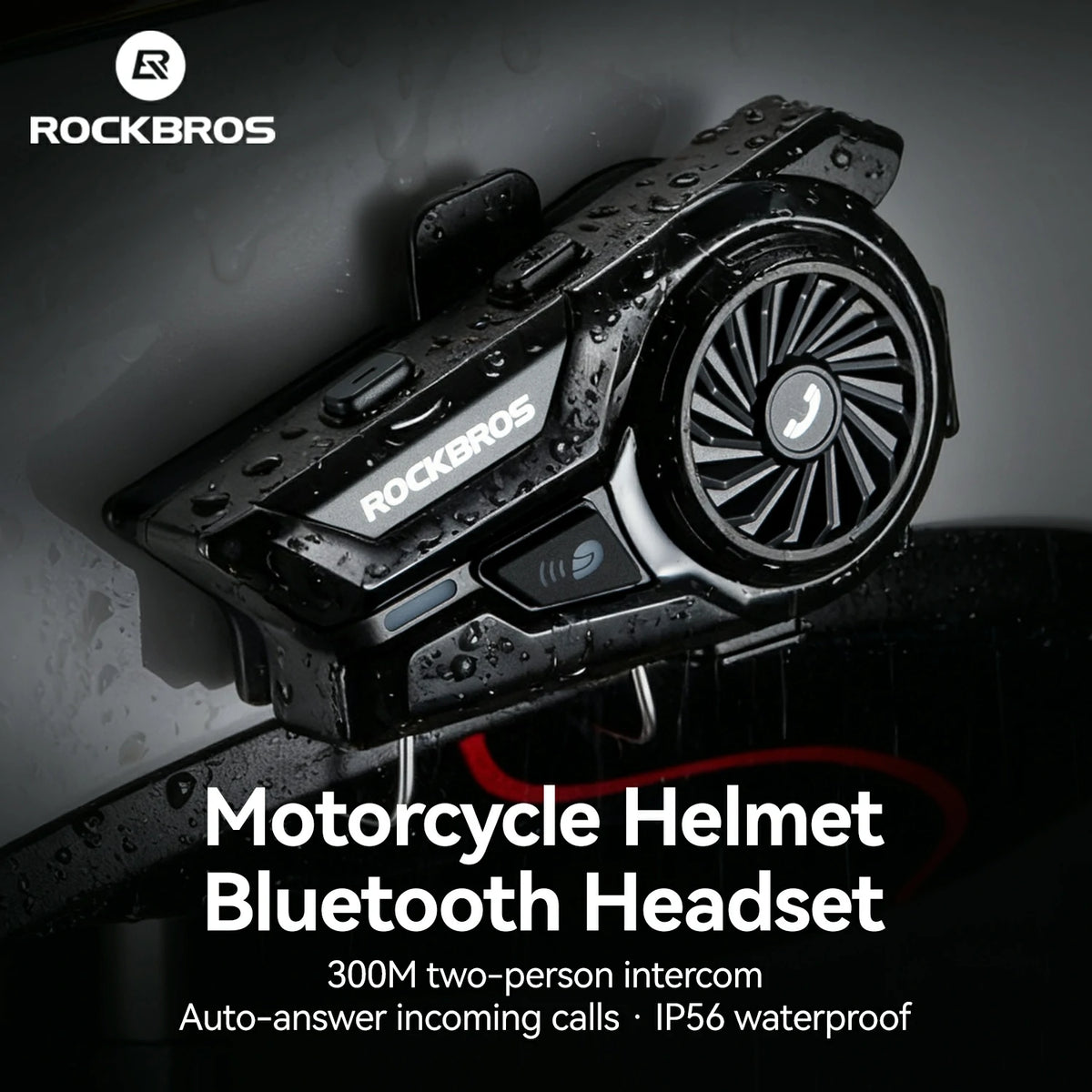 bike helmet bluetooth system R1 Motorcycle Bluetooth Communication System Headset Helmet Speakers