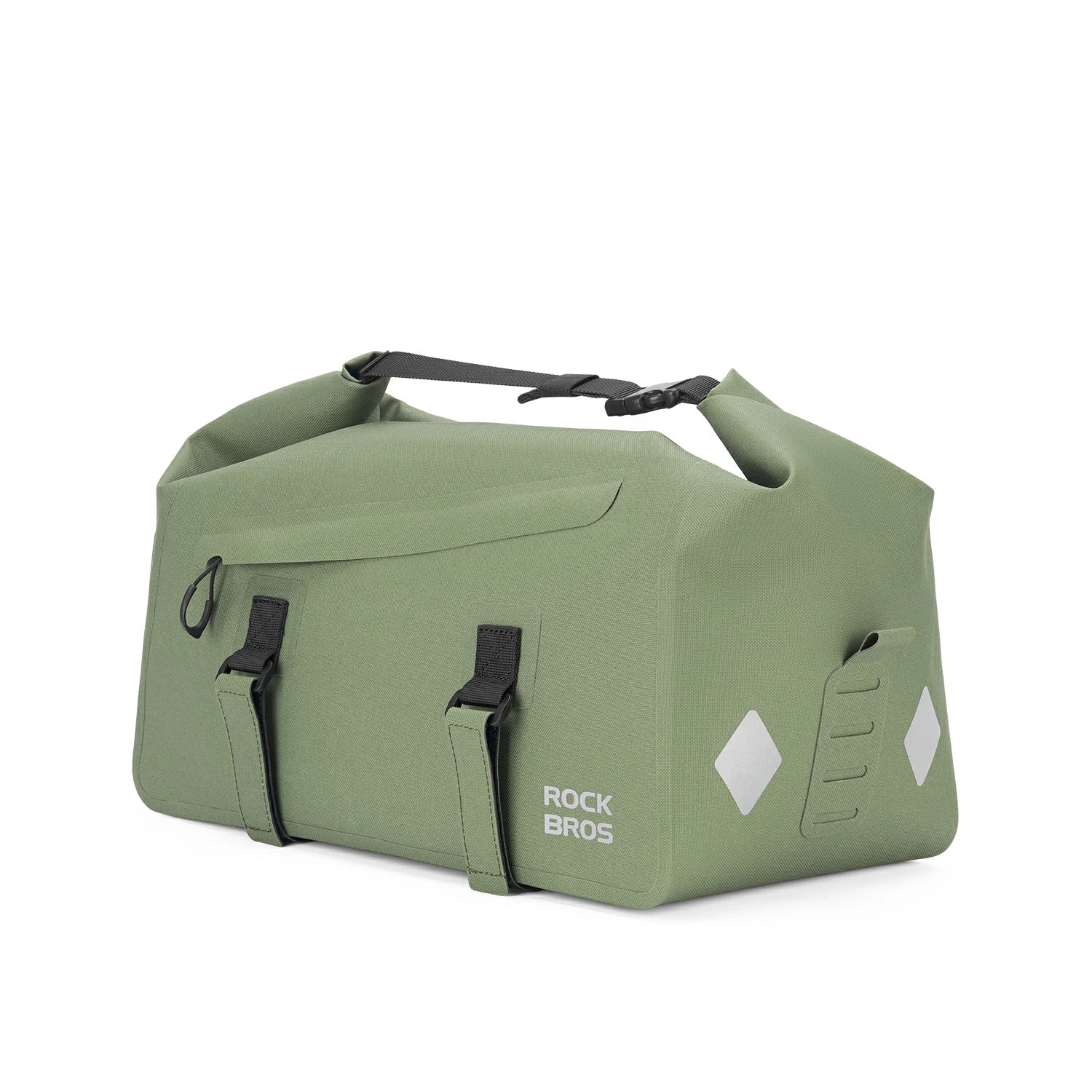 ridemate-100%-waterproof-bike-rear-rack-bag-16l#color_army green