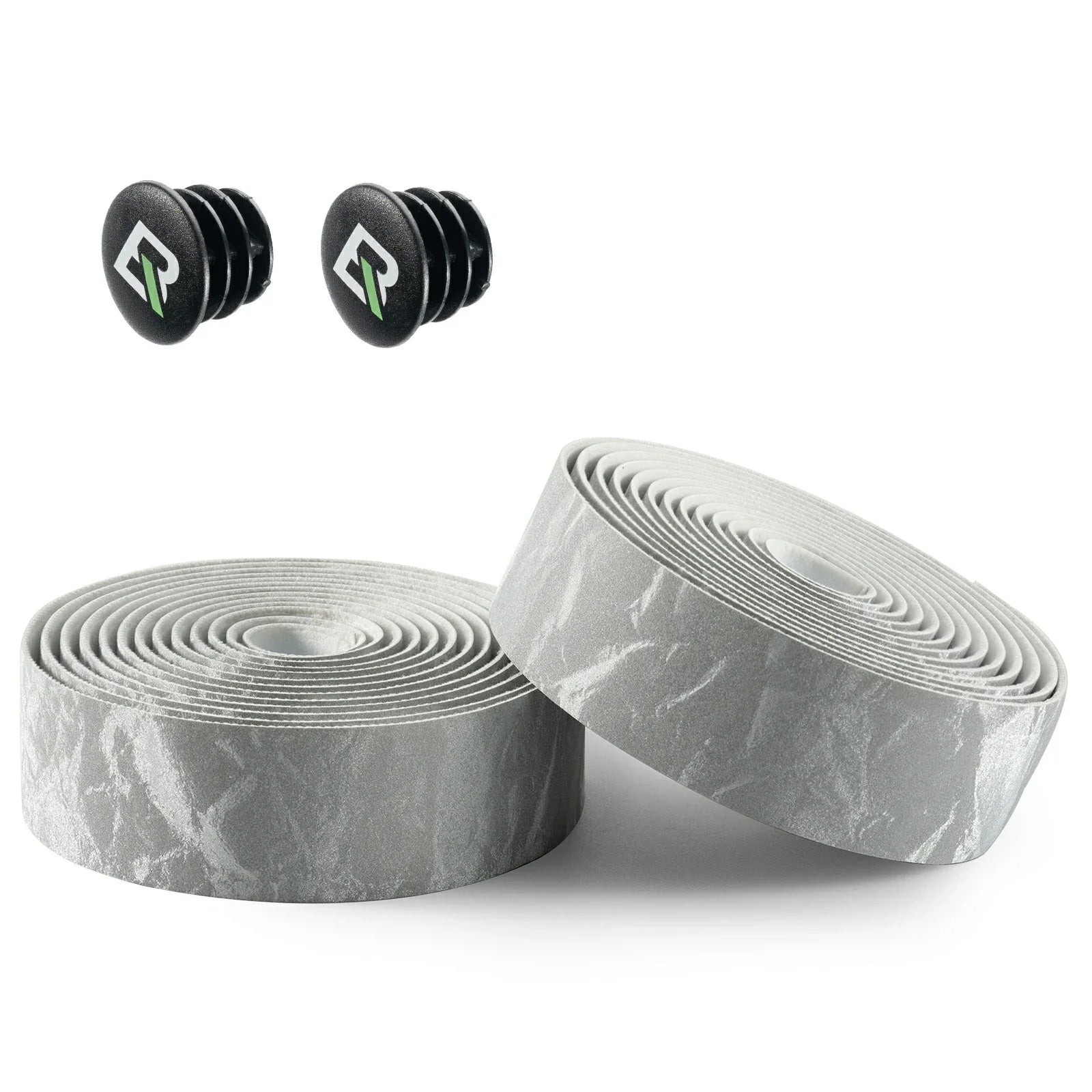 Extra long 220cm 3mm thick road bike handlebar tape for comfort and grip#Style_Grey PU