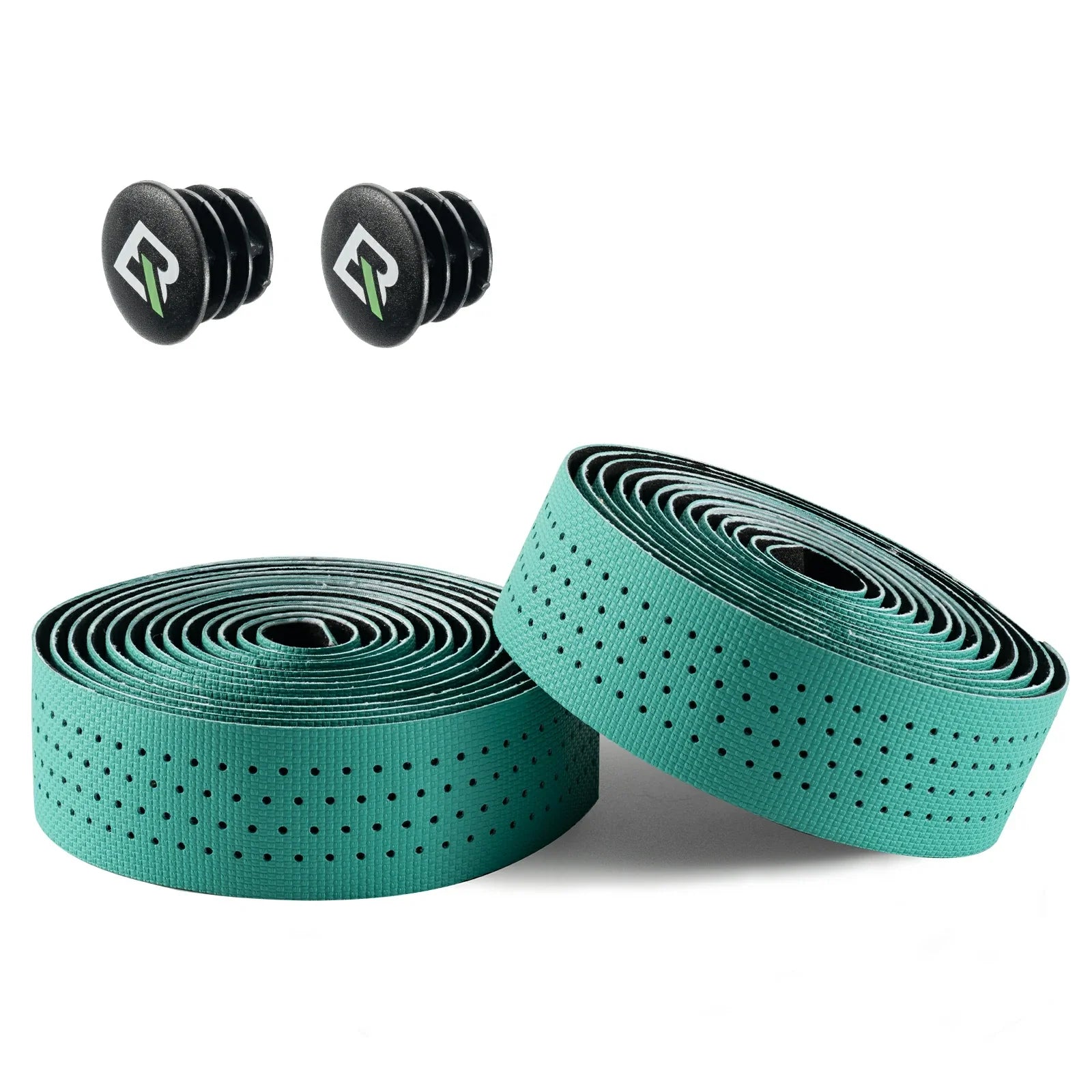 Extra long 220cm 3mm thick road bike handlebar tape for comfort and grip#Style_Tiffany blue with black base-Gel