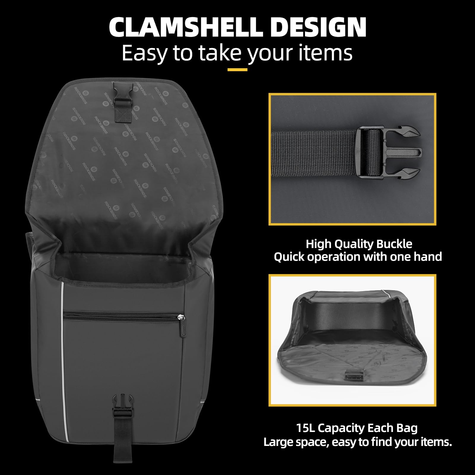 30l bike rear rack bags