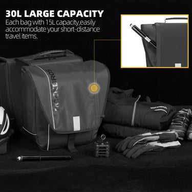 rockbros cycling panniers 30l