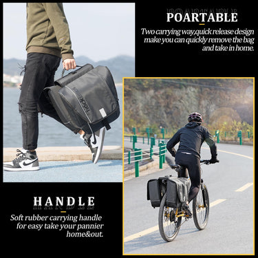 bike rear rack panniers
