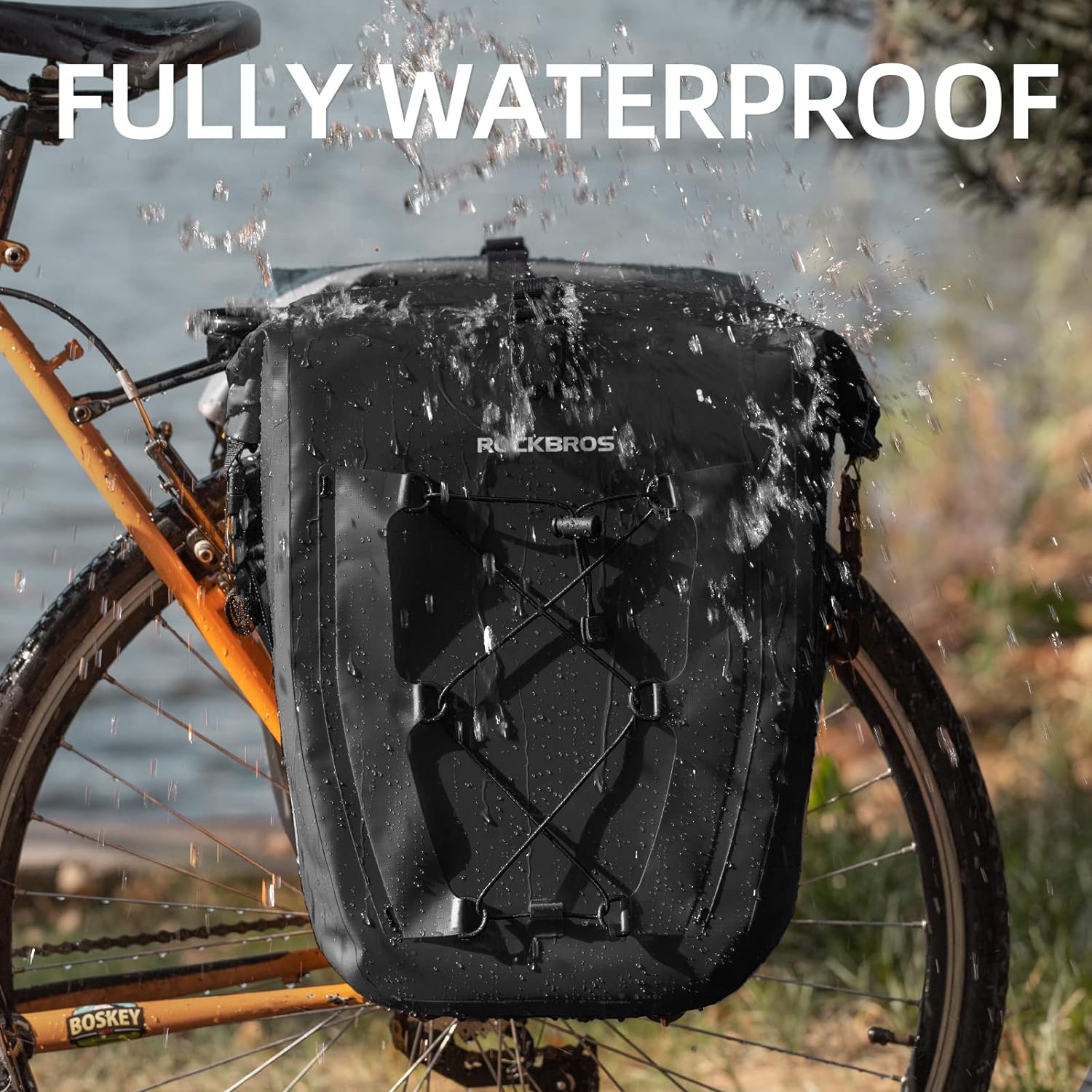 rockbros bike panniers 32l#color_black