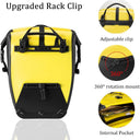 rockbros yellow rear rack bags#color_yellow
