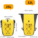 waterproof yellow panniers 32l#color_yellow