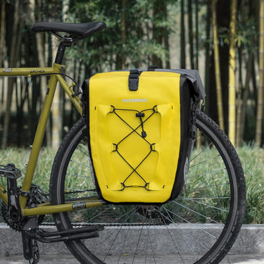 cycling panniers yellow 32l#color_yellow