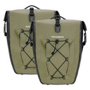 dark green waterproof bike panniers#color_dark green 