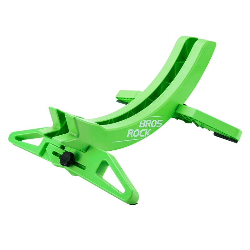 rockbros adjustable bike floor stand for versatile tire sizes#color_green