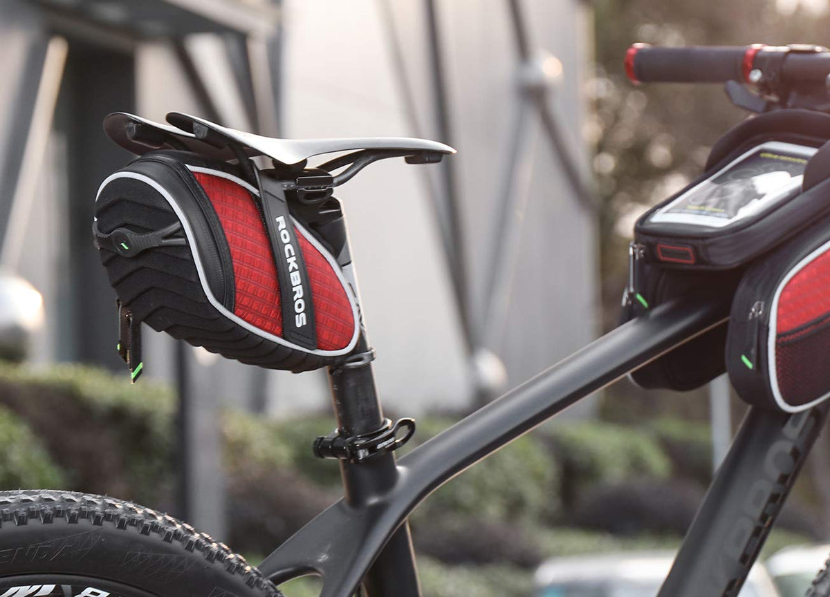 3D Shell Bicycle Saddle Bag | Under Seat Cycling Pack