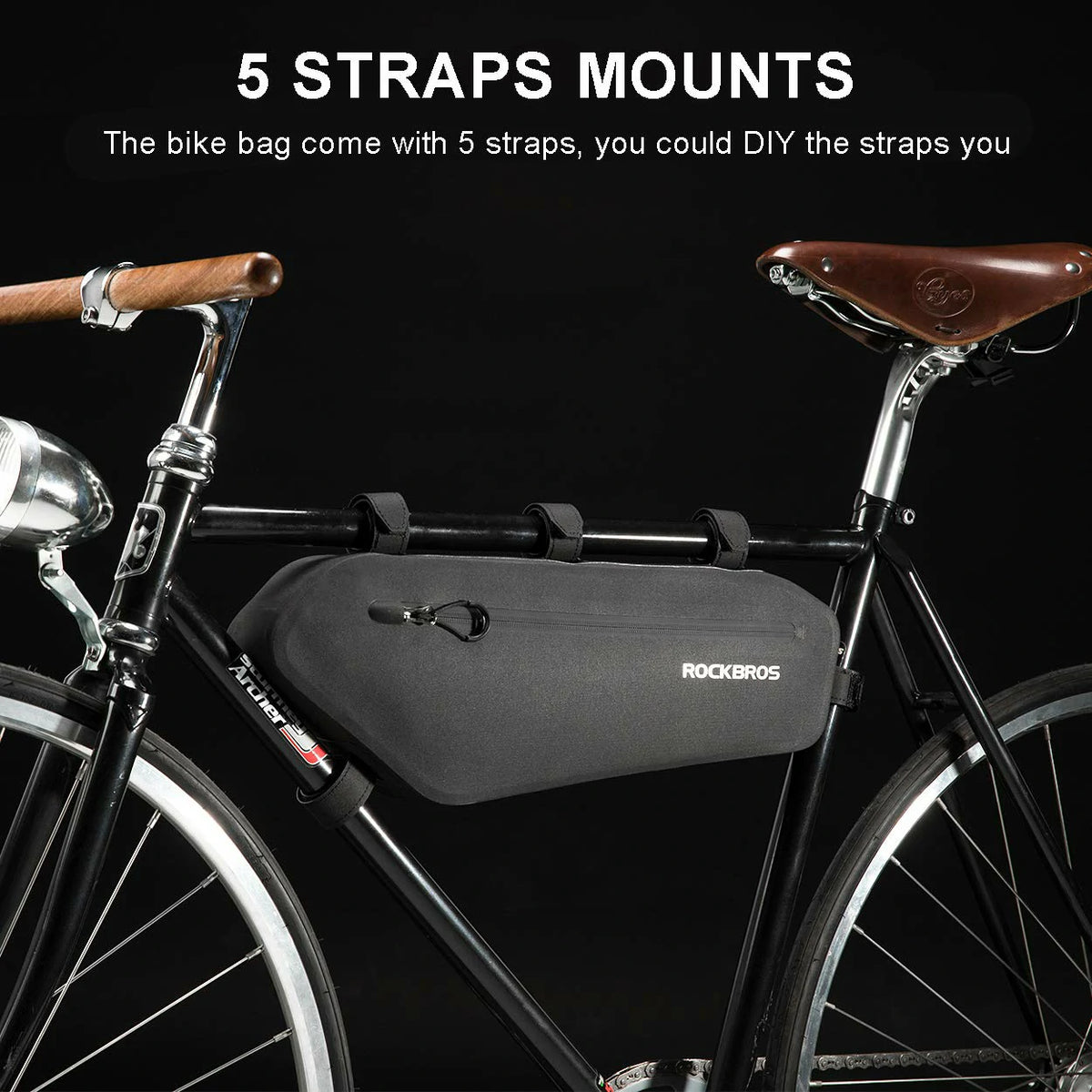 Waterproof 3L-4L Bike Triangle Bag | Aerodynamic Frame Pack
