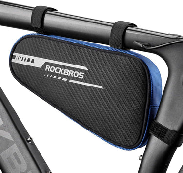 blue rockbros bike triangle bag#color_blue