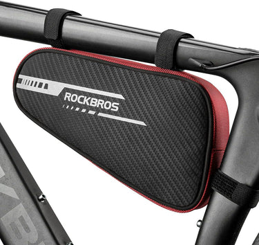 red rockbros bike triangle bag#color_red
