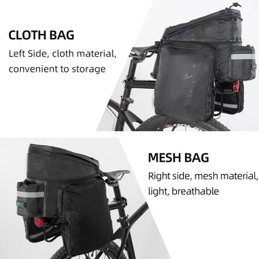 expandable bike trunk bag