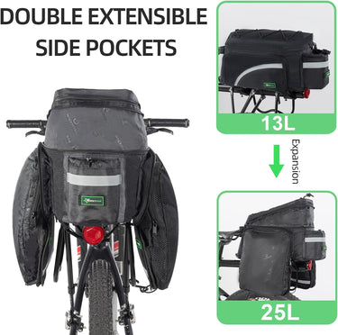 cycling rear rack bag