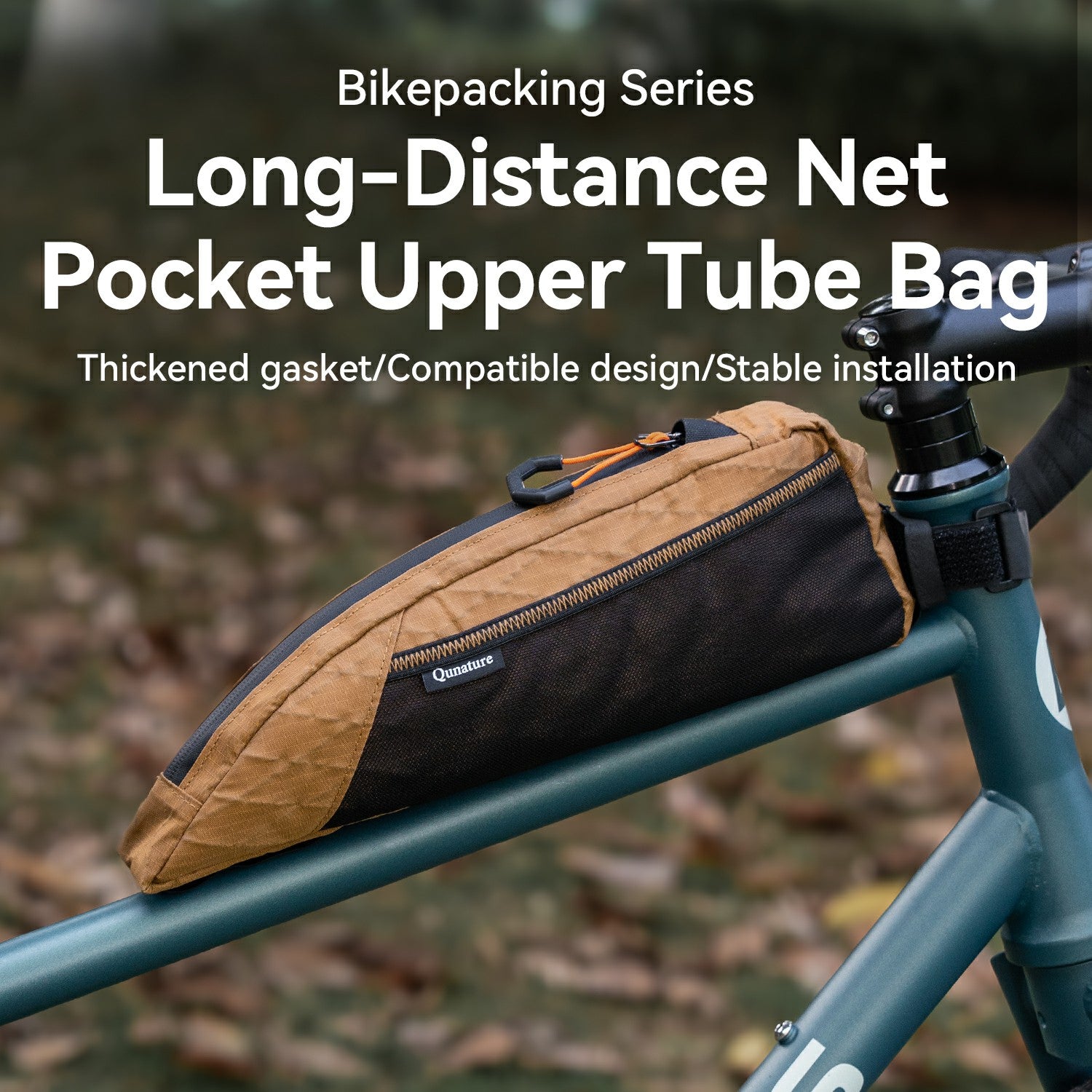 Bikepacking Bike Frame Bag | Top Tube Storage Pouch