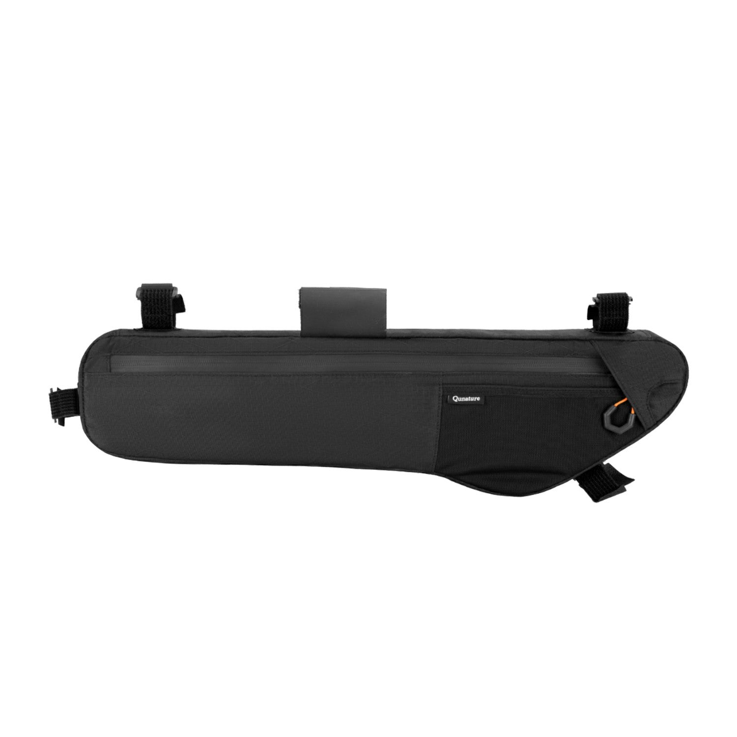 qunature bikepacking bicycle frame bag for road and mountain bikes#color_black
