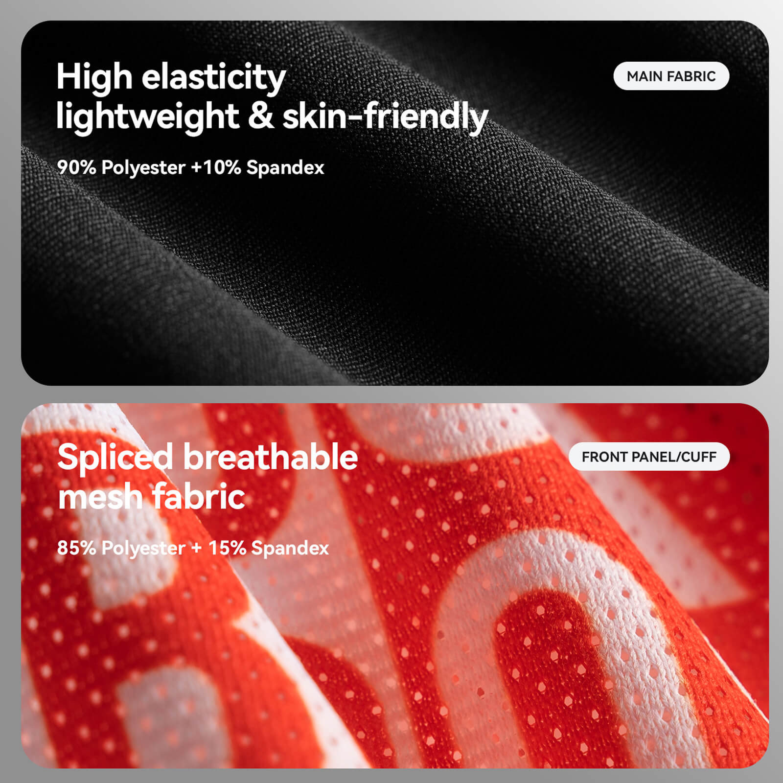 ROCKBROS breathable colourblock cycling jersey for summer road cycling.