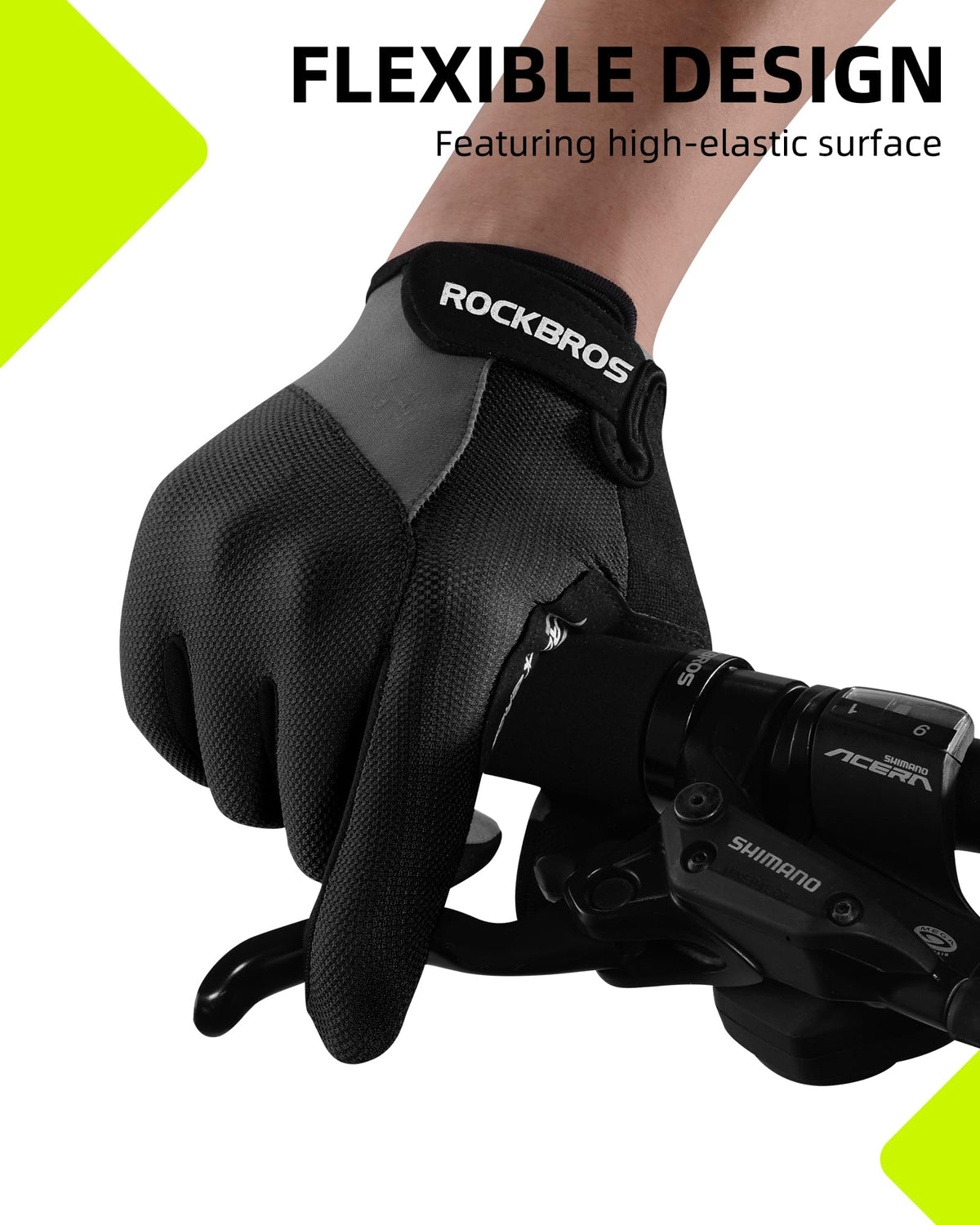 ROCKBROS Cycling Gloves for Men Women Breathable Gel Pad Road Mountain