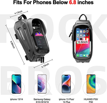bike phone bag for 6.8 inch