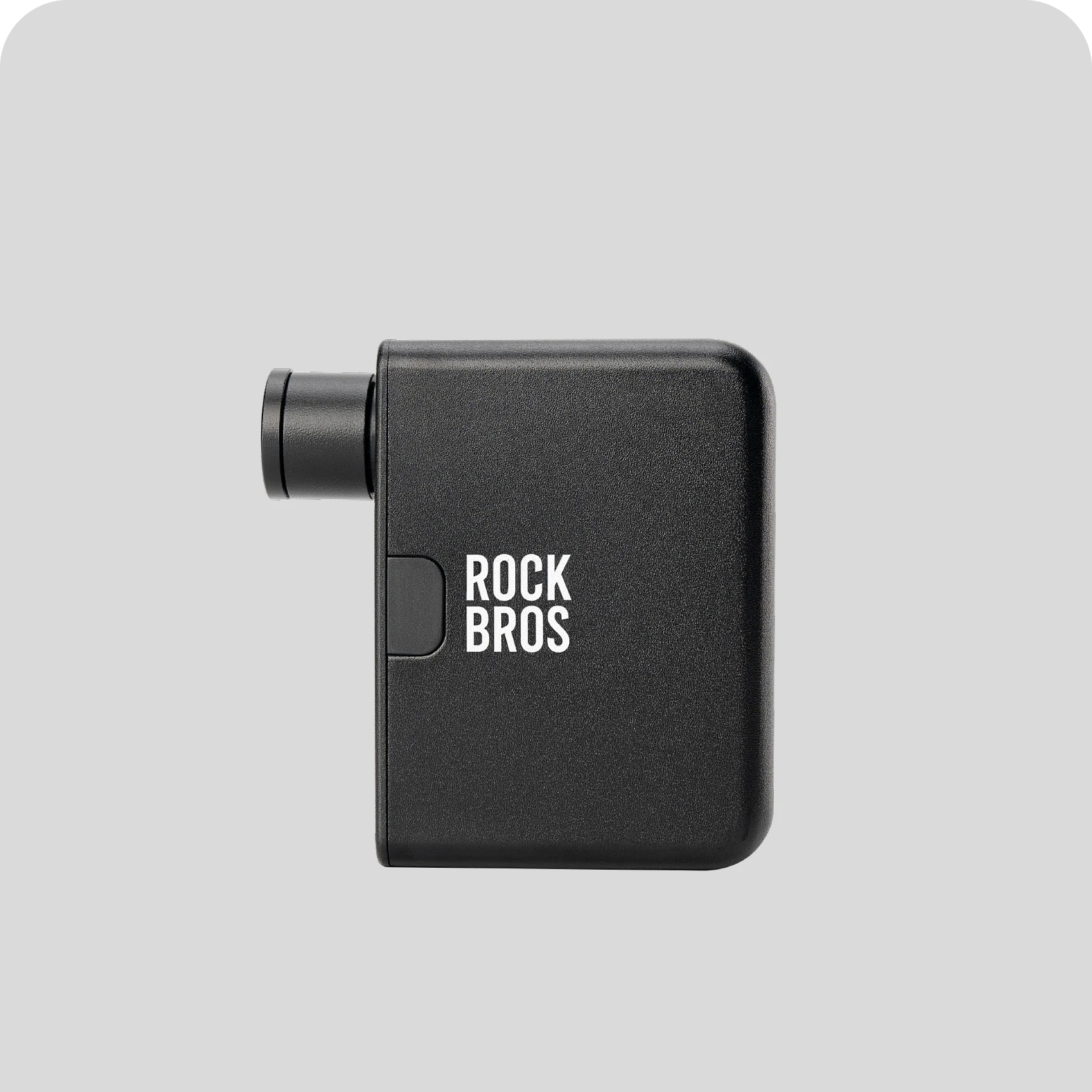 Black ROCKBROS Electric Air Pump on a Light Gray Background