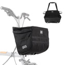 rockbros folding bike handlebar bag w016 multifunctional basket bag for convenient front storage #Color_Black