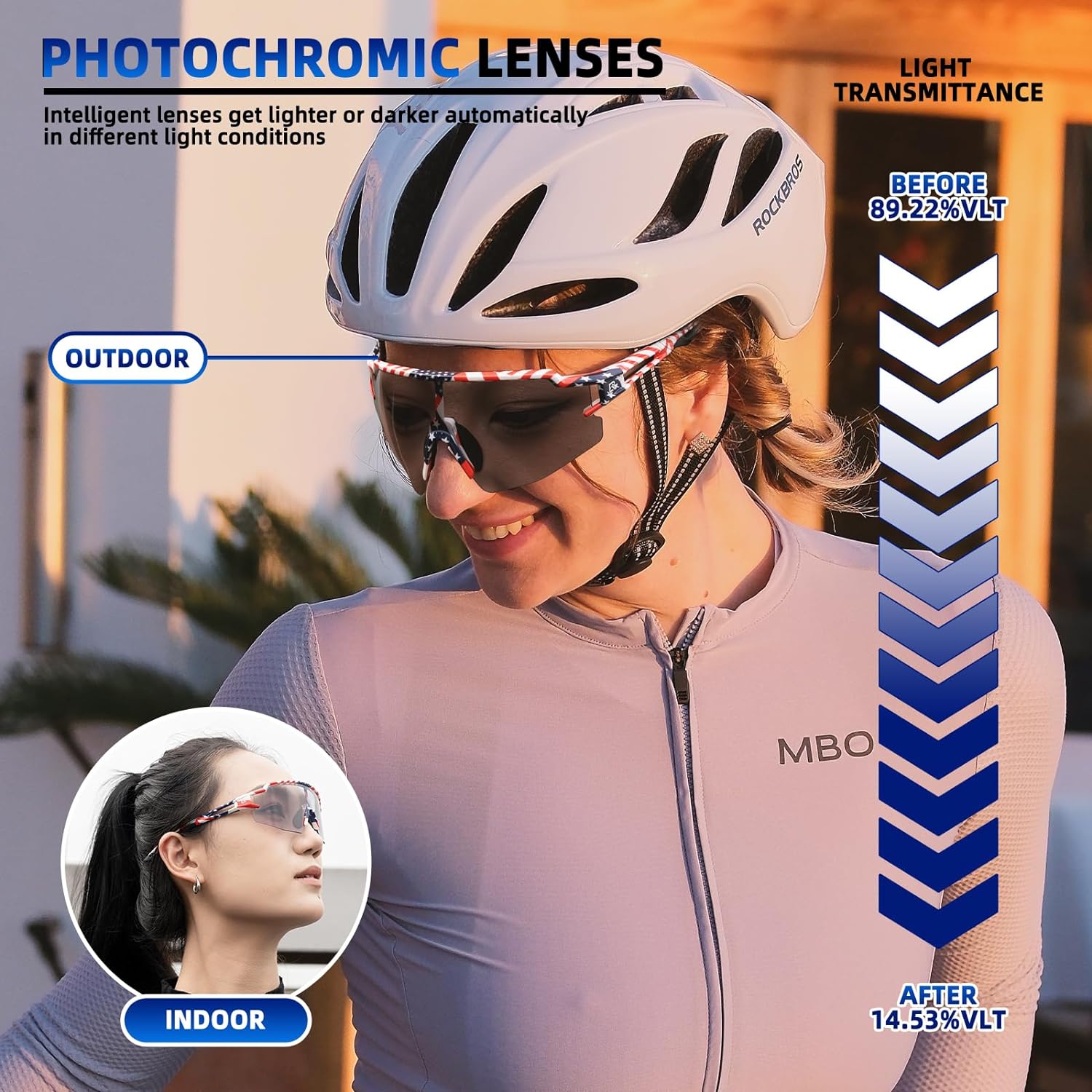 photochromic sports sunglasses lightweight and durable#color_flag