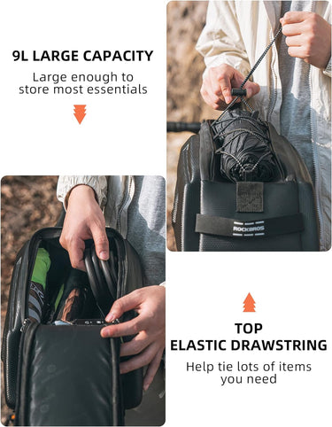 waterproof bike rack bag 9l