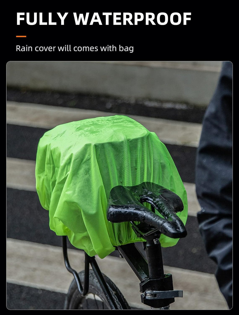 Ultimate 9L Hard Shell Bike Rack Bag | Waterproof Commuting