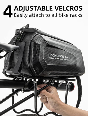 bike rack bag with shoulder strap