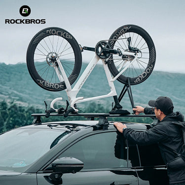 rockbros-inverted-roof-bike-rack-for-cars-quick-release-straps-and-clamps