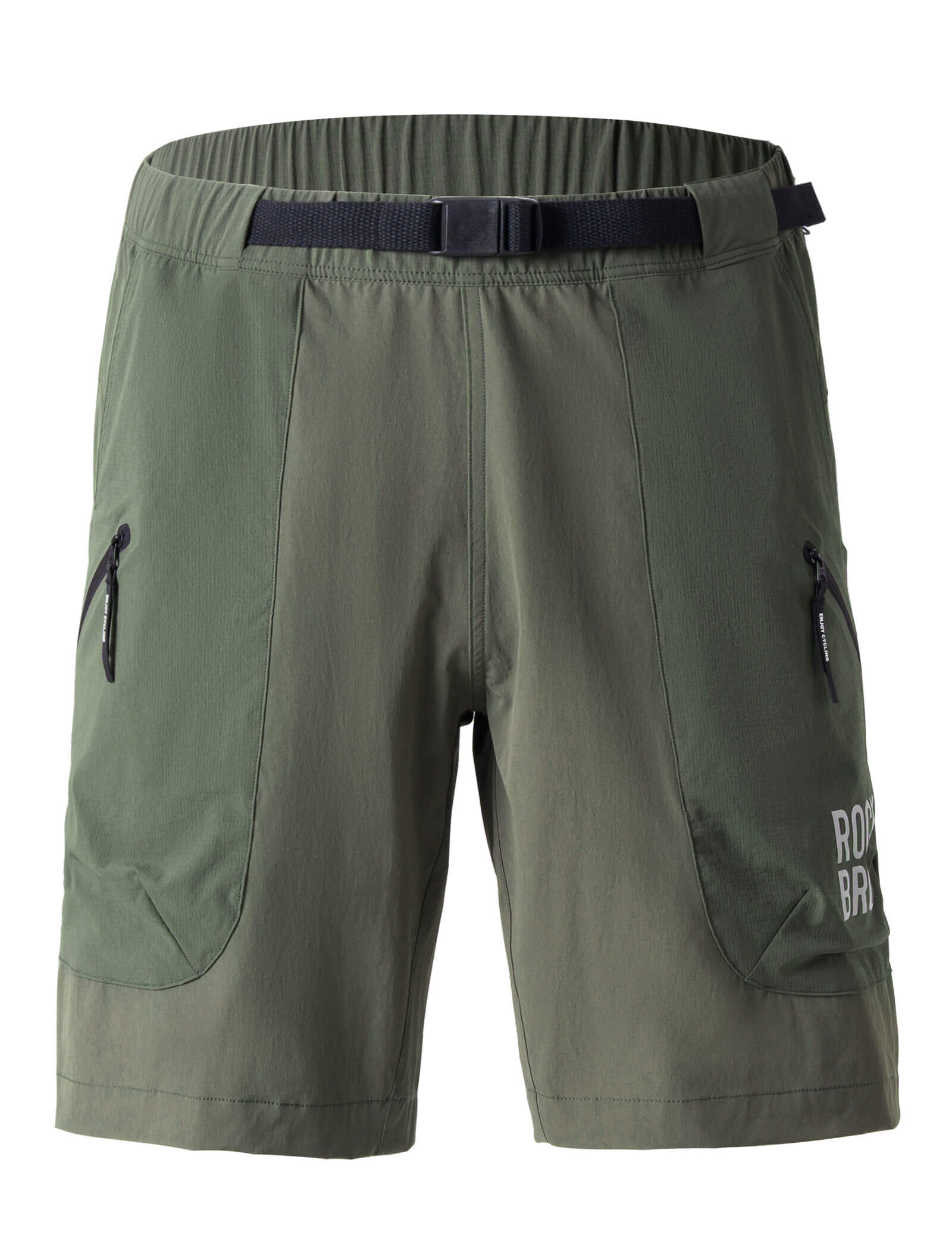 ROCKBROS Men's Quick Dry Commuter Shorts for Running and Hiking.
#color_army green