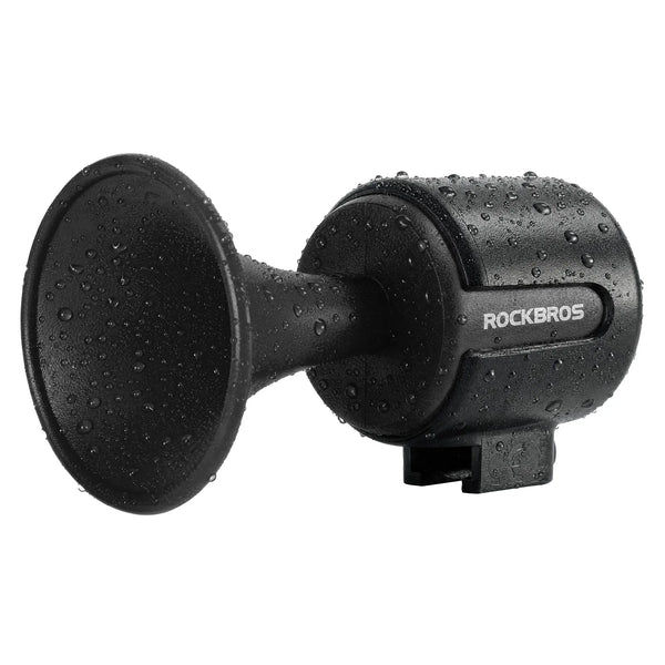 ROCKBROS Compact water-resistant electric bike bell with flexible silicone handlebar mount
#Color_Black
