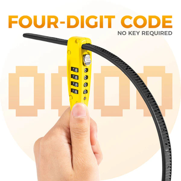 52cm Portable Combination Cable Lock