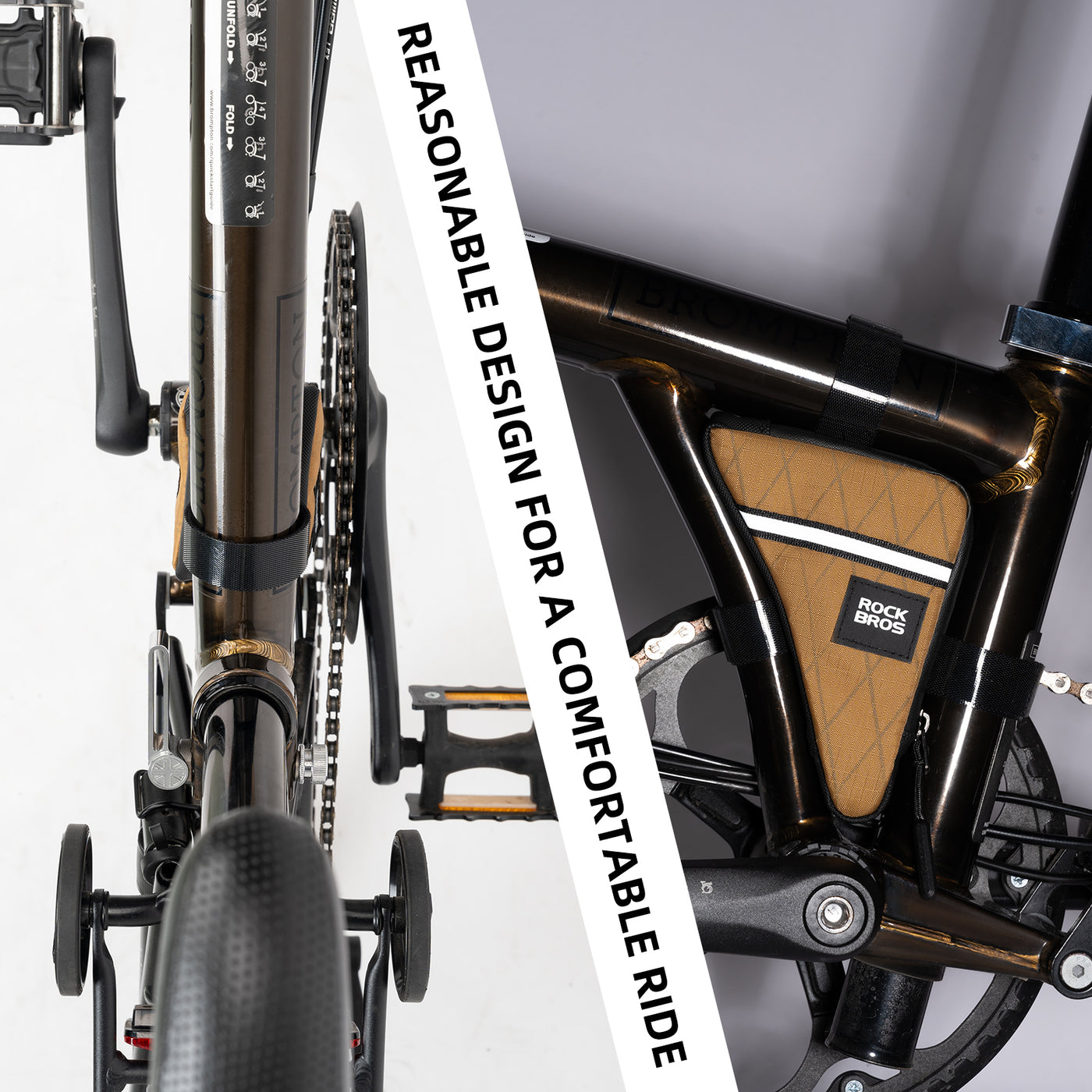Triangular Cycle Frame Small Triangle Bike Tool Frame Bag | ROCKBROS