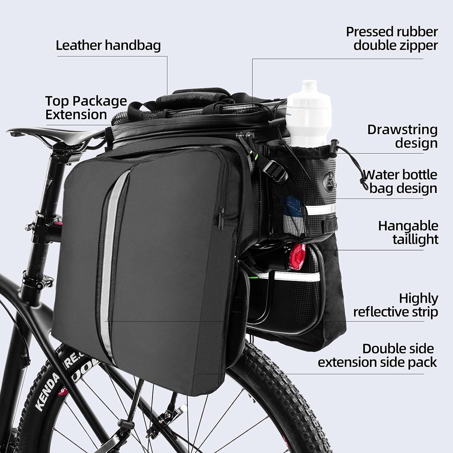 rockbros rear seat cargo pack