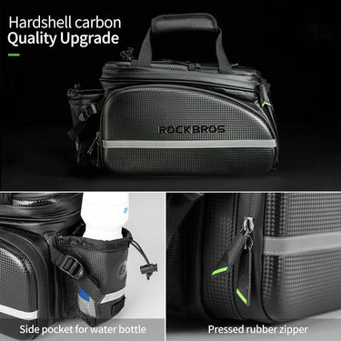 waterproof rear cargo bike bag