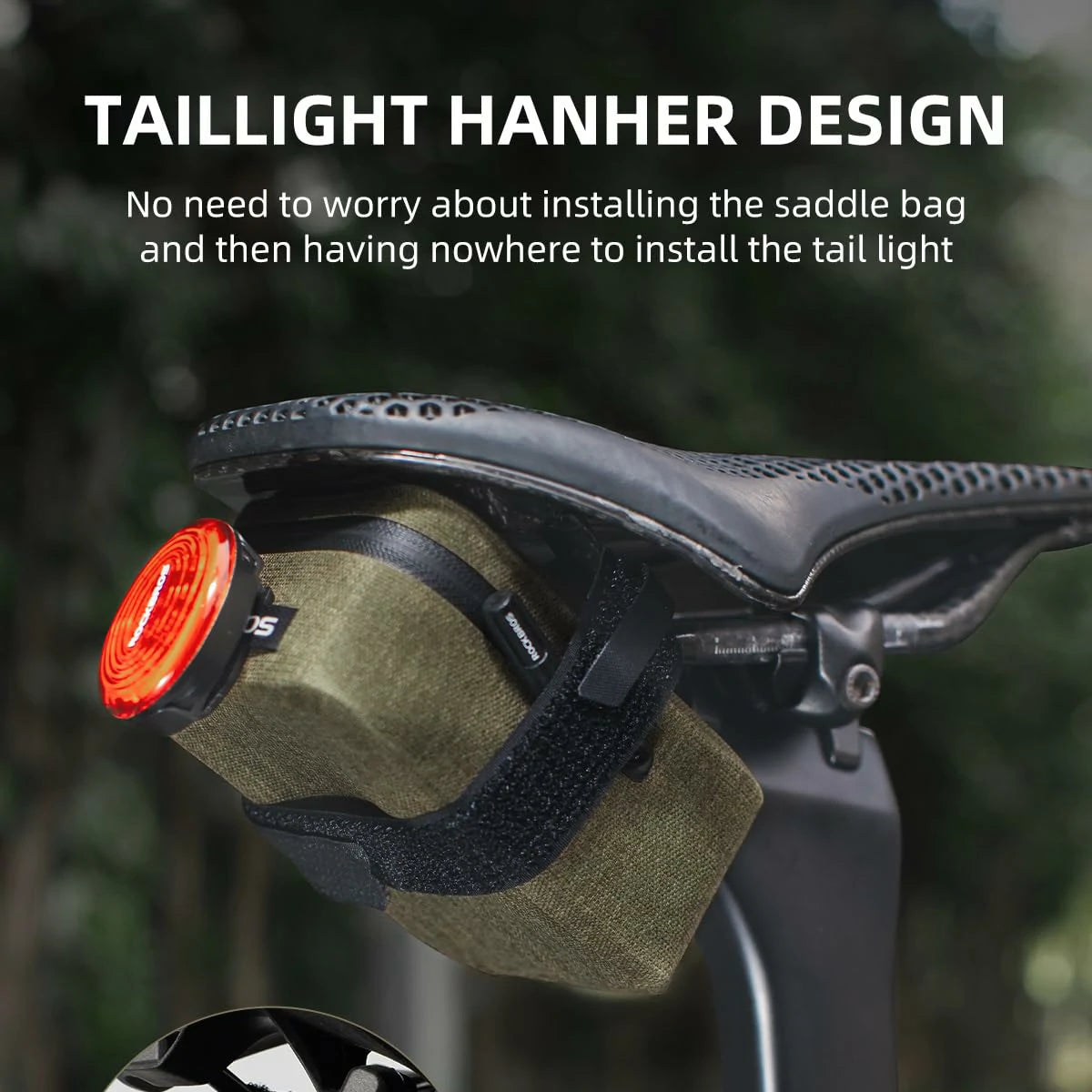 Waterproof Bike Saddle Bag 48g