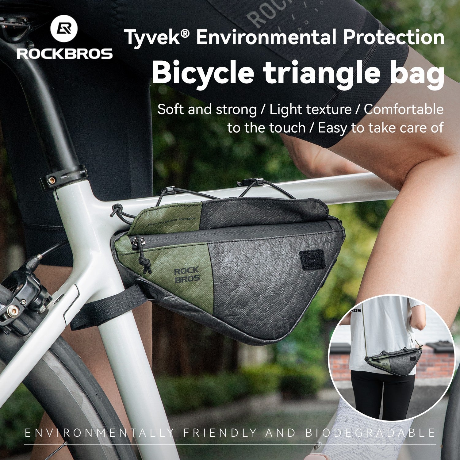 high-density tyvek bike toolkit bag lightweight and durable