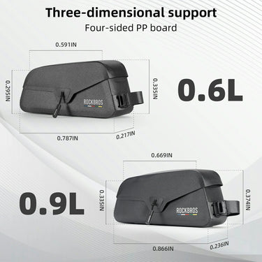 rockbros magnetic top tube pouch
