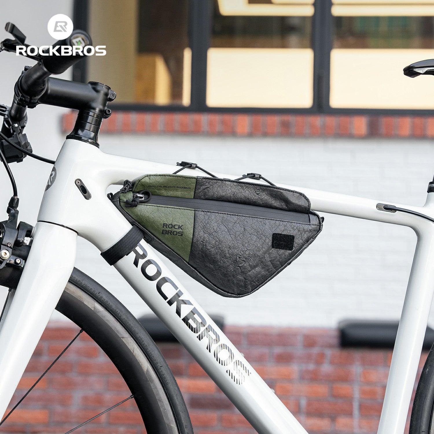 splash-proof tyvek bicycle triangle storage bag for mtb road