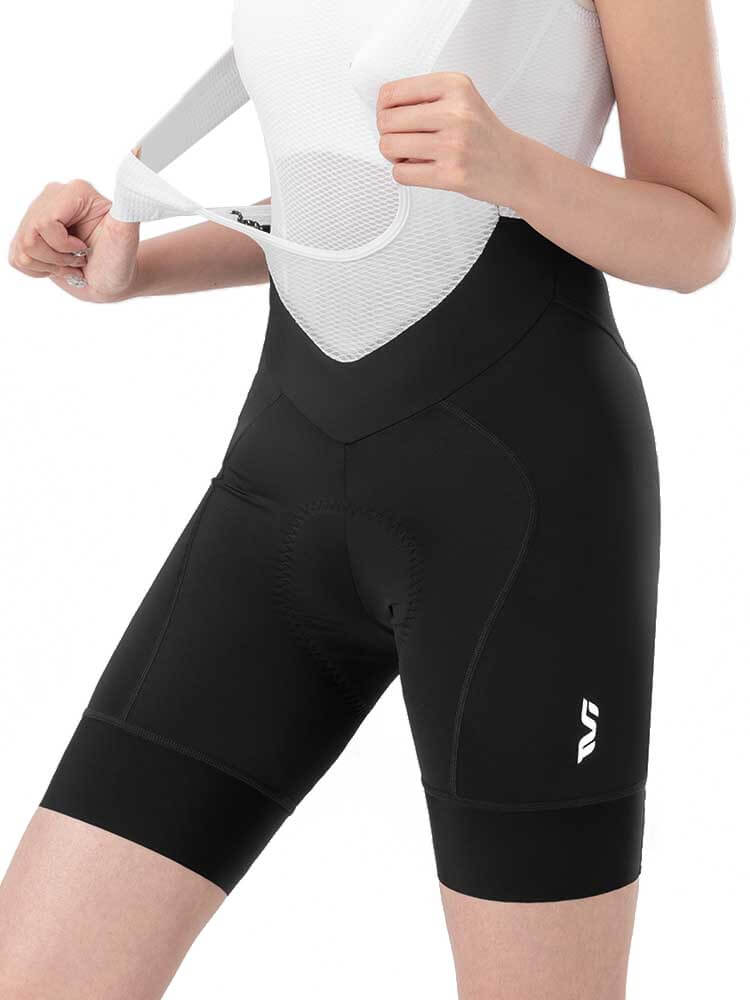 ROCKBROS women's cycling bib shorts, high-stretch fit
