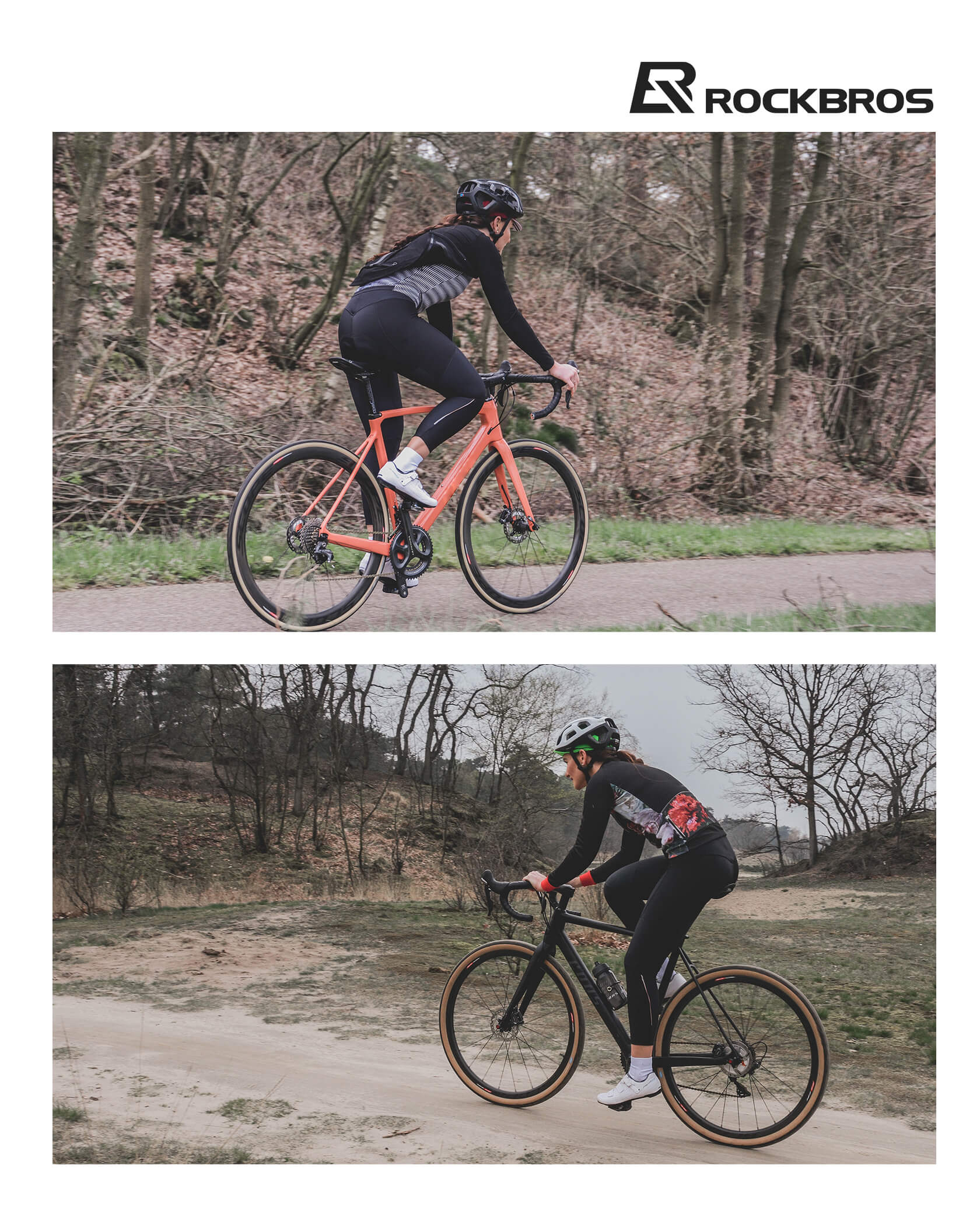 Women's lightweight thermal cycling tights for fall and winter rides ¨C breathable, insulated, and flexible fit