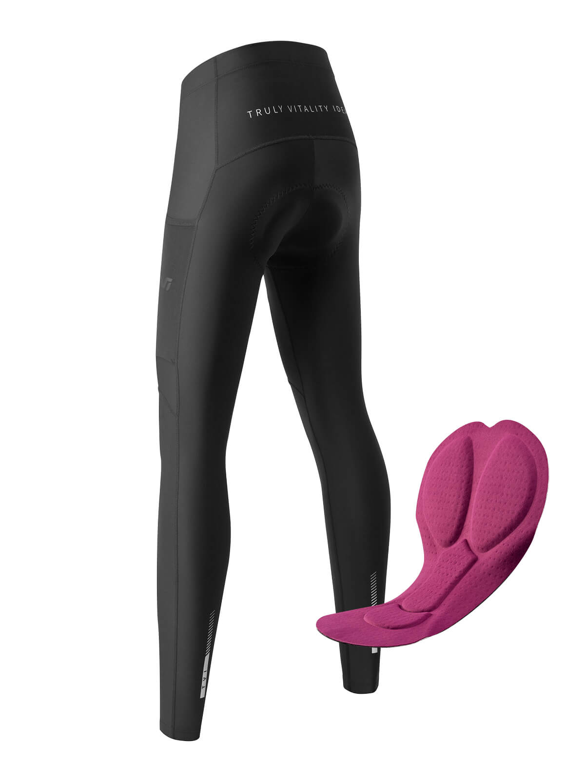 Women's lightweight thermal cycling tights for fall and winter rides ¨C breathable, insulated, and flexible fit