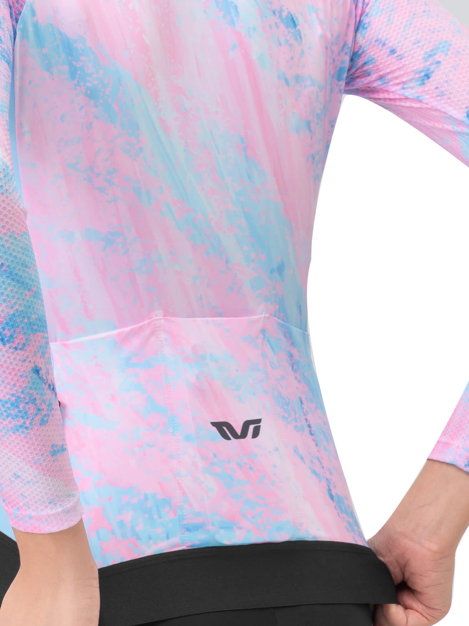ROCKBROS Women's Sakura Mirage Long-Sleeve Cycling Jersey for Spring and Summer